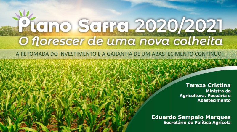 Plano Safra 2020/2021 tem juros de custeio de 2,75% a 6%